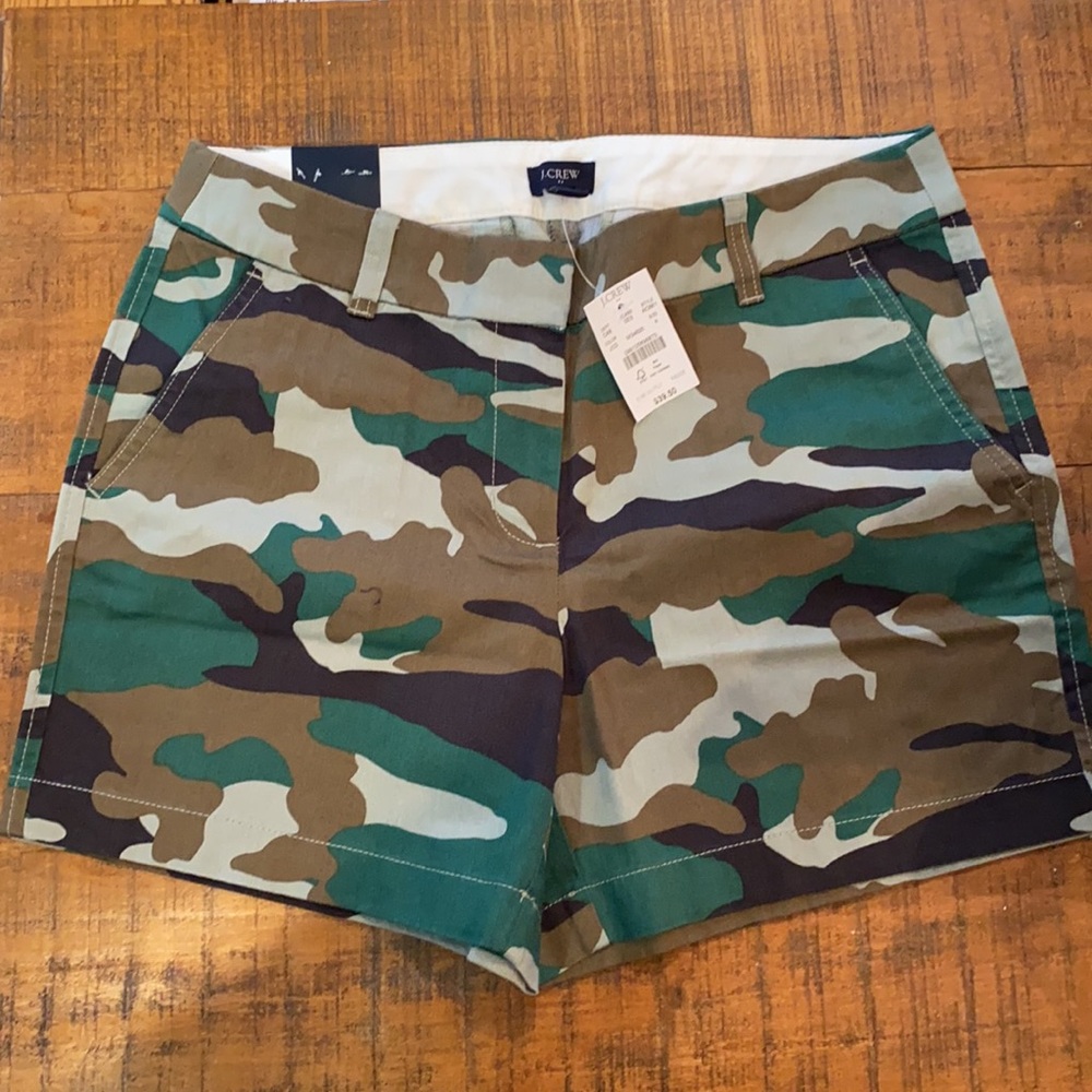 J. Crew 5” Camo Shorts